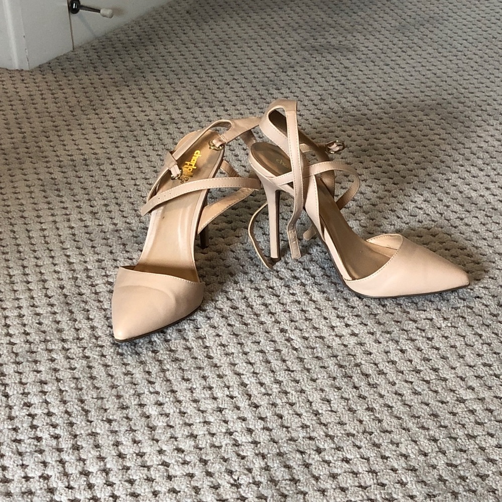 Nude Strappy Heels
